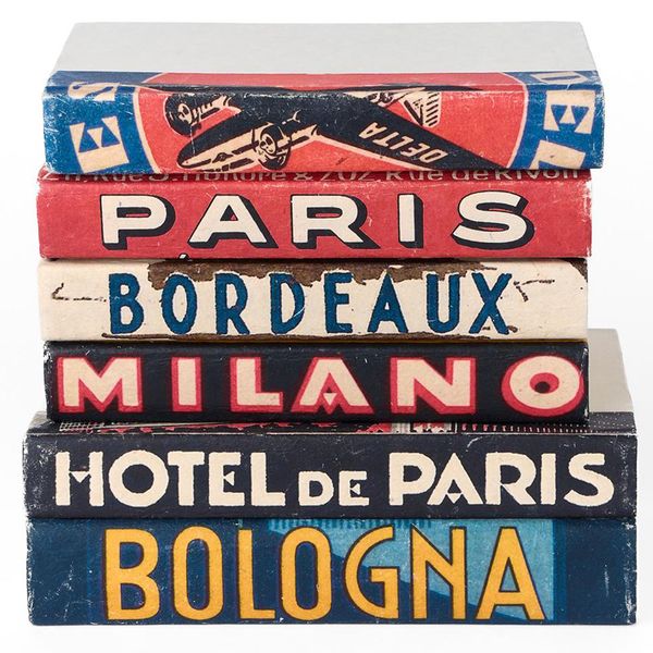 Motor City Book Stack, Schwarz/Wei?