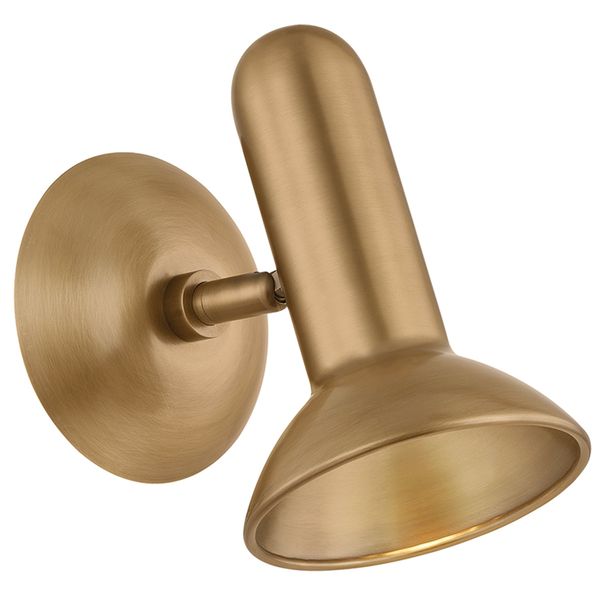 Theodore Flush Mount, Patina Brass