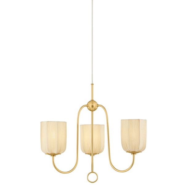 Winifred Chandelier, Aged Brass